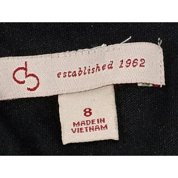 Cb Established 1962 Womens Dress Multicolor Short Sleeve Keyhole Neck Pullover 8 - Picture 9 of 9